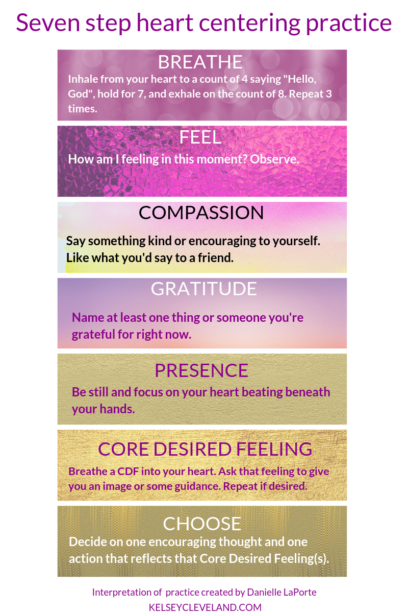 Seven step heart centering practice Seven step heart centering practice